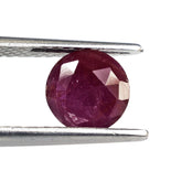 RUBY ROSE CUT BRIOLETTE ROUND 8MM 2.70 Cts.