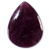 RUBY PLAIN LENTIL PEAR 17X13MM 8.08 Cts.