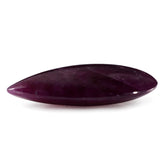 RUBY PLAIN LENTIL PEAR 17X13MM 8.08 Cts.