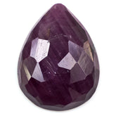 RUBY FOOTBALL CUT PEAR CAB 16X12MM 8.88 Cts.