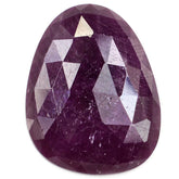 RUBY ROSE CUT PEARISH CAB 22X17MM 17.21 Cts.