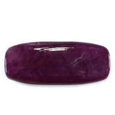 RUBY PLAIN LENTIL CUSHION 17X7MM 5.36 Cts.