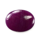 RUBY PLAIN LENTIL OVAL 15X11.50MM 6.39 Cts.