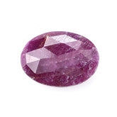 RUBY ROSE CUT BRIOLETTE OVAL 14X10MM 7.08 Cts.