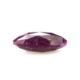 RUBY ROSE CUT BRIOLETTE OVAL 14X10MM 7.08 Cts.