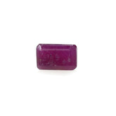 RUBY STEP CUT OCTAGON (OPAQUE/RED) 4.00X2.50 MM& 0.25 CTS