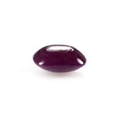 RUBY INDIAN PLAIN LENTIL CUSHION (OPAQUE)(MEDIUM)(SI) 8.00X8.00 MM 2.48 CTS