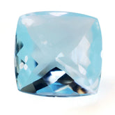 SKY BLUE TOPAZ BUFFTOP CUSHION 14MM 11.65 Cts.
