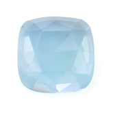 SKY BLUE TOPAZ ROSE CUT CUSHION CAB 10MM 6.19 Cts.