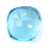 SKY BLUE TOPAZ STEP CUT BOTTLE CORK 11MM 10.37 Cts.