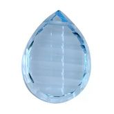SKY BLUE TOPAZ CONCAVE PLATE (FULL DRILL) (DES#16) 16X12MM 9.20 Cts.
