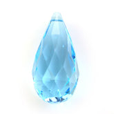 SKY BLUE TOPAZ ROSE CUT DROPS (FULL DRILL) 19X9MM 12.35 Cts.