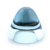 SKY BLUE TOPAZ BULLET CAB 11MM 9.60 Cts.
