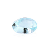 SKY BLUE TOPAZ BUFFFTOP WITH CONCAVE TWISTED OVAL (DES#31) 6X4MM 0.60 Cts.