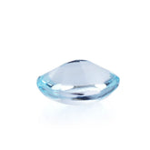SKY BLUE TOPAZ BUFFFTOP WITH CONCAVE TWISTED OVAL (DES#31) 6X4MM 0.60 Cts.