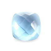 SKY BLUE TOPAZ CHECKER CUSHION CAB 7.50MM 1.94 Cts.