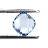 SKY BLUE TOPAZ BRIOLETTE CUSHION (SI) 7MM 1.68 Cts.