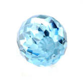 SKY BLUE TOPAZ FACETED DROPS (HALF DRILL 1.00MM) 14X7MM 6.20 Cts.