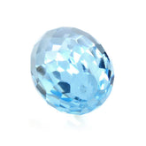SKY BLUE TOPAZ FACETED DROPS (HALF DRILL 1.00MM) (TOP/CLEAN) 12X6.30MM 4.57 Cts.