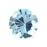 SKY BLUE TOPAZ DIAMOND CUT ROUND 8MM 2.23 Cts.