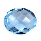 SKY BLUE TOPAZ BRIOLETTE OVAL 10X8MM 2.90 Cts.