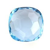 SKY BLUE TOPAZ FOOTBALL BRIOLETTE CUSHION 8MM 2.48 Cts.