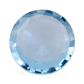 SKY BLUE TOPAZ CUT ROUND (STEP CUT BACK ) 10MM 3.48 Cts.