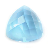SKY BLUE TOPAZ CHECKER TRILLION CAB 14MM 11.26 Cts.