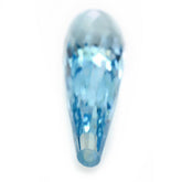 SKY BLUE TOPAZ FACETED DROPS (HALF DRILL) 30X8MM 16.28 Cts.
