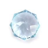 SKY BLUE TOPAZ NINETY CUT ROUND (DES#83) 8MM 2.65 Cts.