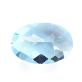 SKY BLUE TOPAZ CHECKER CUT OVAL 12X8MM 3.50 Cts.