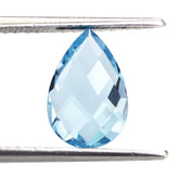 SKY BLUE TOPAZ BRIOLETTE PEAR 12X8MM 3.23 Cts.