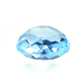 SKY BLUE TOPAZ IRREGULAR CUT BRIOLETTE ROUND 8MM 2.85 Cts.
