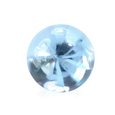 SKY BLUE TOPAZ WITH TWISTED CONCAVE BACK ROUND (DES#31) 8MM 3.08 Cts.