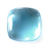 SKY BLUE TOPAZ CUSHION CAB 11.50MM 6.78 Cts.