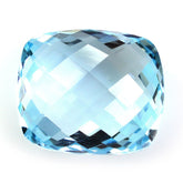SKY BLUE TOPAZ BRIOLETTE CUSHION 14X12MM 10.00 Cts.