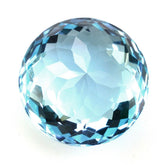 SKY BLUE TOPAZ PORTUGUESE CUT ROUND (DES#34) 14MM 13.85 Cts.
