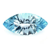 SKY BLUE TOPAZ BUFFTOP CONCAVE CUT MARQUISE (DES#100) 20X10MM 9.65 Cts.