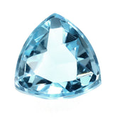 SKY BLUE TOPAZ ROSE CUT TRILLION CAB 10MM 4.60 Cts.