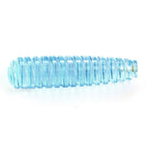 SKY BLUE TOPAZ SPIRAL CARVED DROPS (DES#149) (HALF DRILL) 28X7MM 14.65 Cts.
