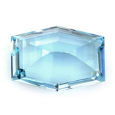 SKY BLUE TOPAZ STEP CUT HEXAGON 18X13MM 15.01 Cts.