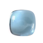 SKY BLUE TOPAZ CUSHION CAB 10MM 5.40 Cts.