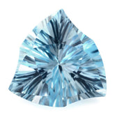 SKY BLUE TOPAZ LEAF CONCAVE TRILLION 14MM 9.74 Cts.