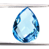 SKY BLUE TOPAZ BRIOLETTE PEAR 16X12MM 11.30 Cts.