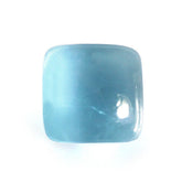 SKY BLUE TOPAZ PLAIN BOTTLE CORK CUSHION 7MM 4.70 Cts.