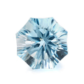 SKY BLUE TOPAZ NINETY CUT ROUND (DES#83) 10MM 4.68 Cts.