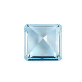 SKY BLUE TOPAZ CUT SQUARE 8MM (TOP/CLEAN) 2.88 Cts.
