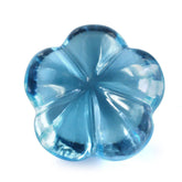 SKY BLUE TOPAZ FANCY FLOWER 13MM 12.90 Cts.