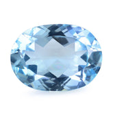 SKY BLUE TOPAZ CUT OVAL 14X10MM 6.65 Cts.