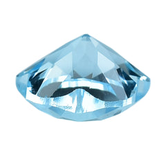 SKY BLUE TOPAZ CUT FLOWER LEAF 8MM (THICKNESS:-4.80-5.20MM) 2.38 Cts.